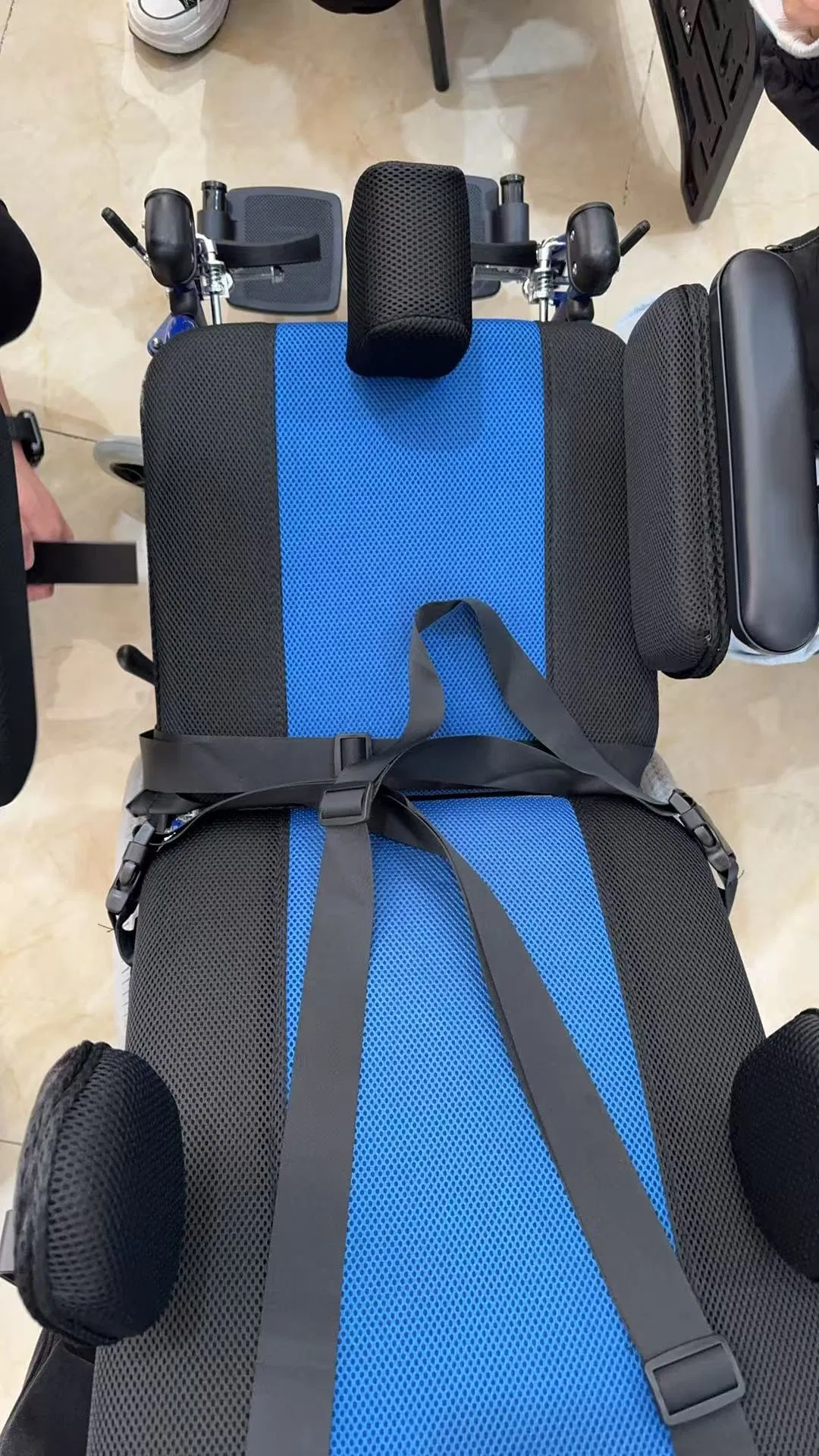 China Best Price Reclining Lightweight Pediatric Wheelchair for Cp Children and Adults