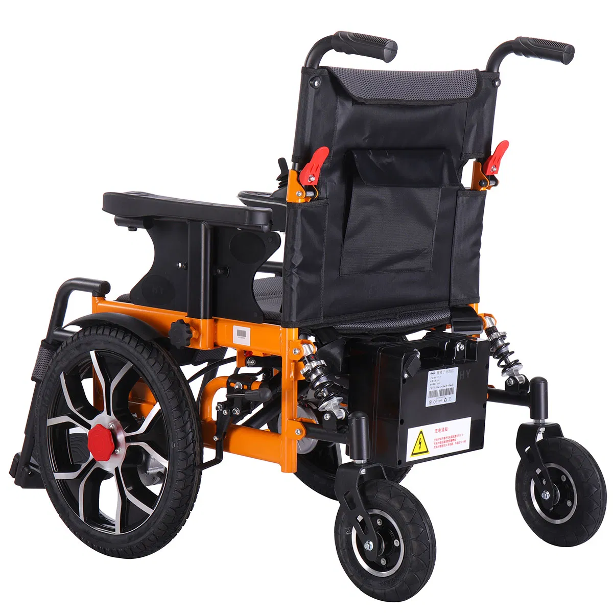 High Quality Steel Manual Foldable for Disabled Folding Power Outdoor Electric Wheelchair with CE