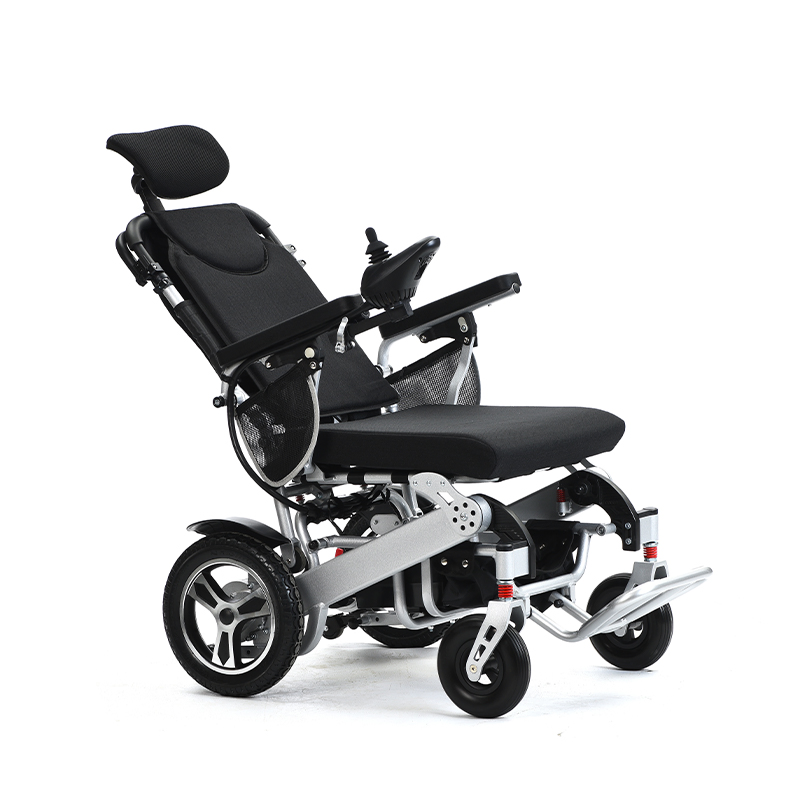 Aluminum Ultra Lightweight Folding Electric Reclining Wheelchair