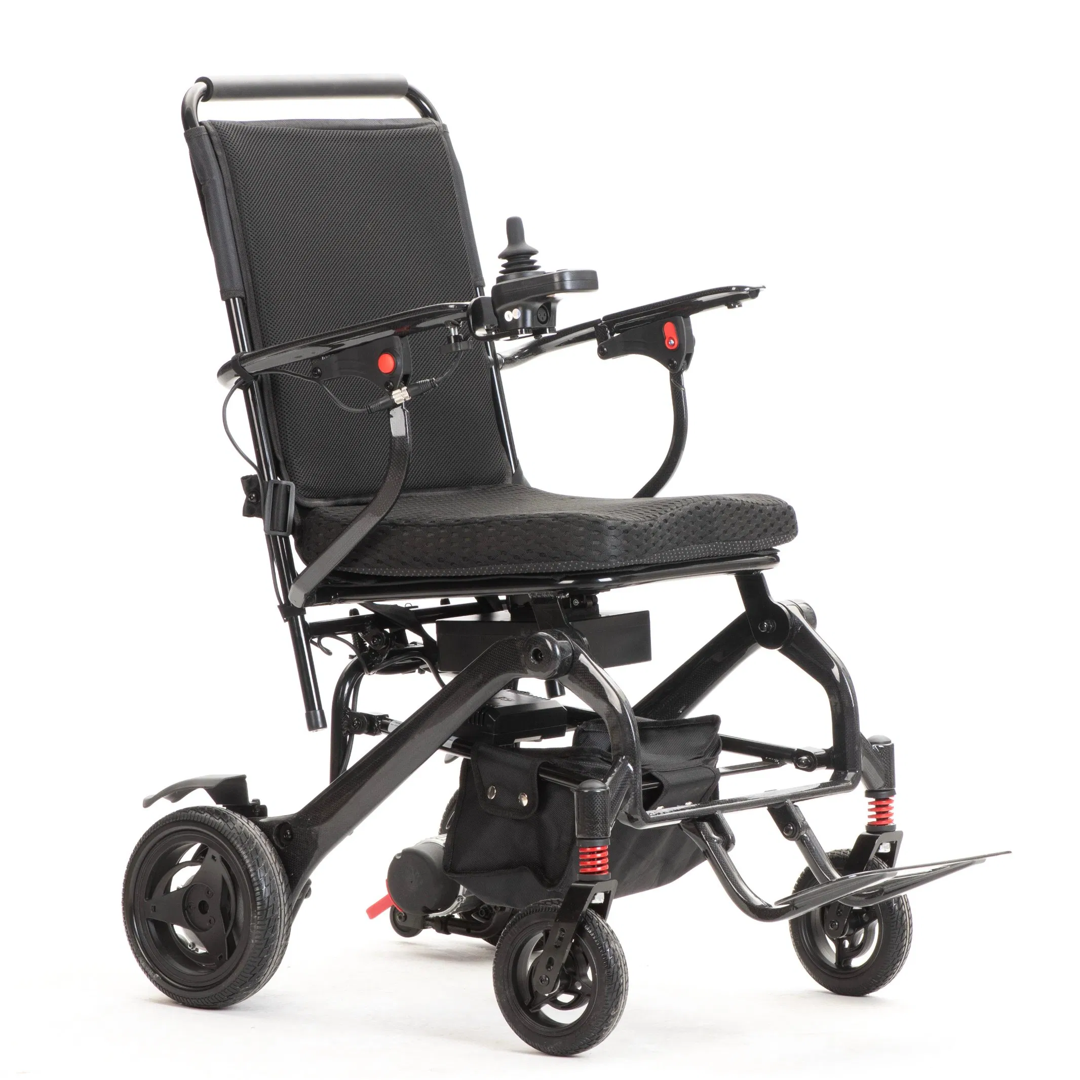 Powerful Motor Carbon Fiber Folding Lightweight Electric Wheelchair with Remote Control