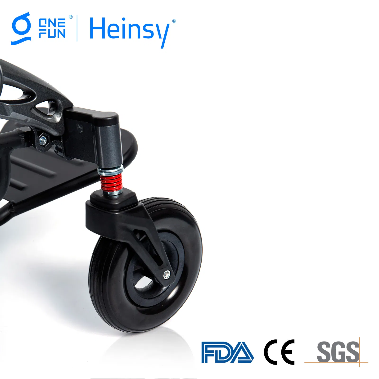 Yl-9005 CE Lightweight Fold Motorized Aluminum Alloy Portable Foldable Electric Climbing Stair Medical Folding Power Wheelchair for Elderly Disabled Handicapped