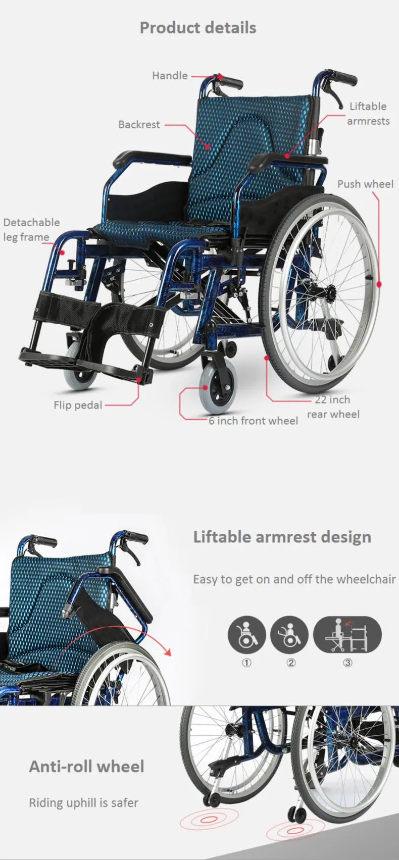 Manual Wheelchair Details 3