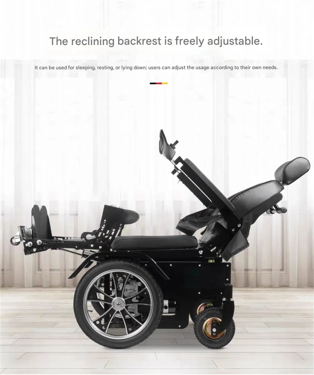 Intelligent Heavy Duty Automatic Rehabilitation Standing Wheelchair with Stroke Assist for Handicapped Sit and Walk Mobility Rehearsal