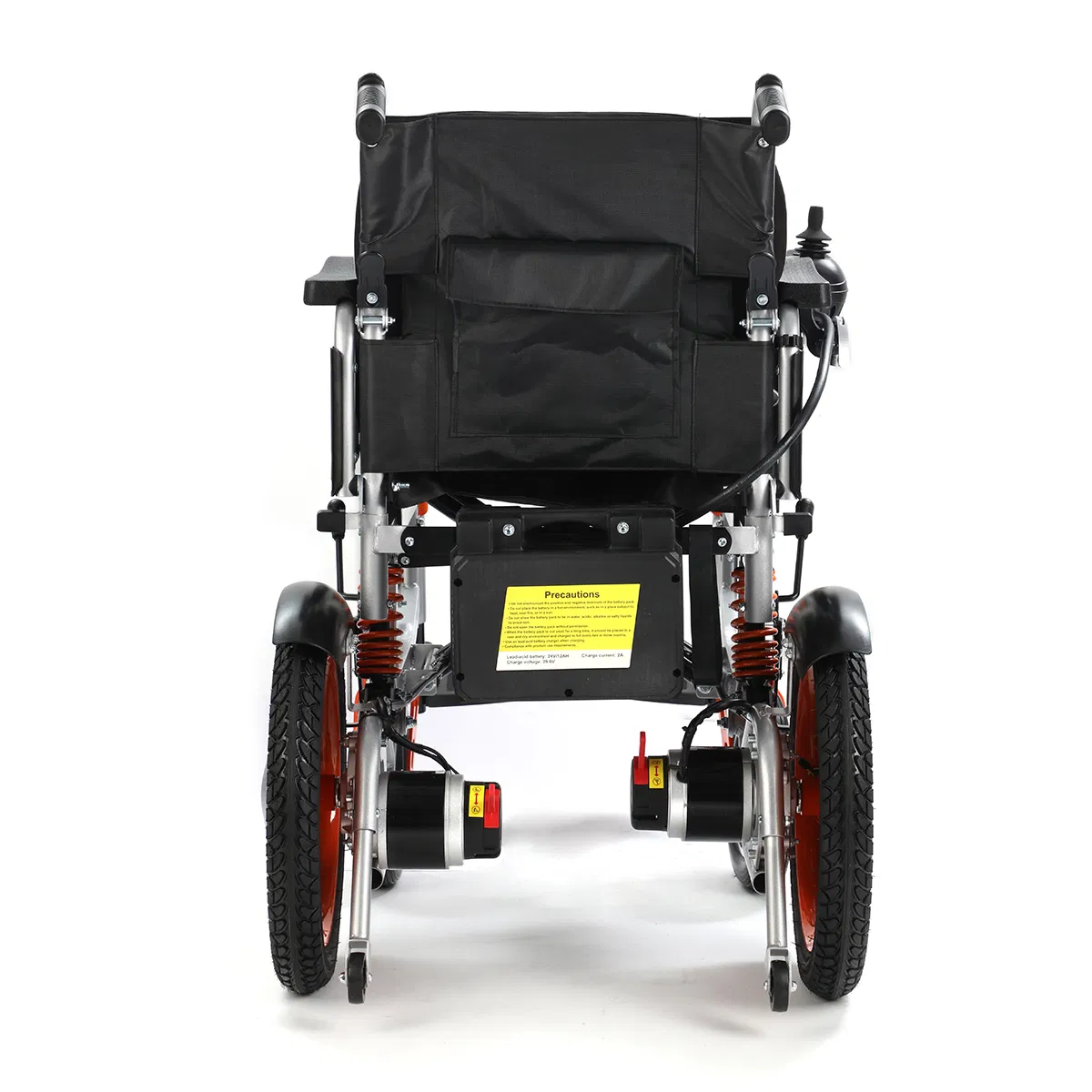High Quality Outdoor Portable off Road Folding Steel Electric Wheel Chair Folding Lightweight Power Wheelchair for Adults