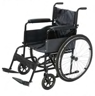 Hot Sales Extra Wide Manual Steel Wheelchair Bariatric Fat Person Disabled