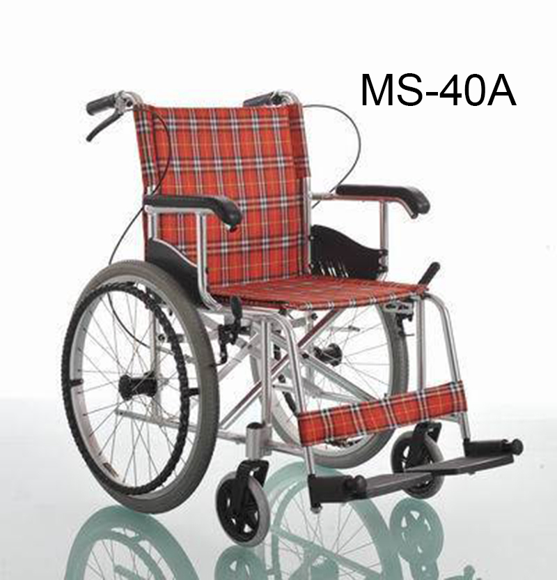 (MS-30A) Aluminum Lightweight Folding Transport Manual Power Sport Wheelchair