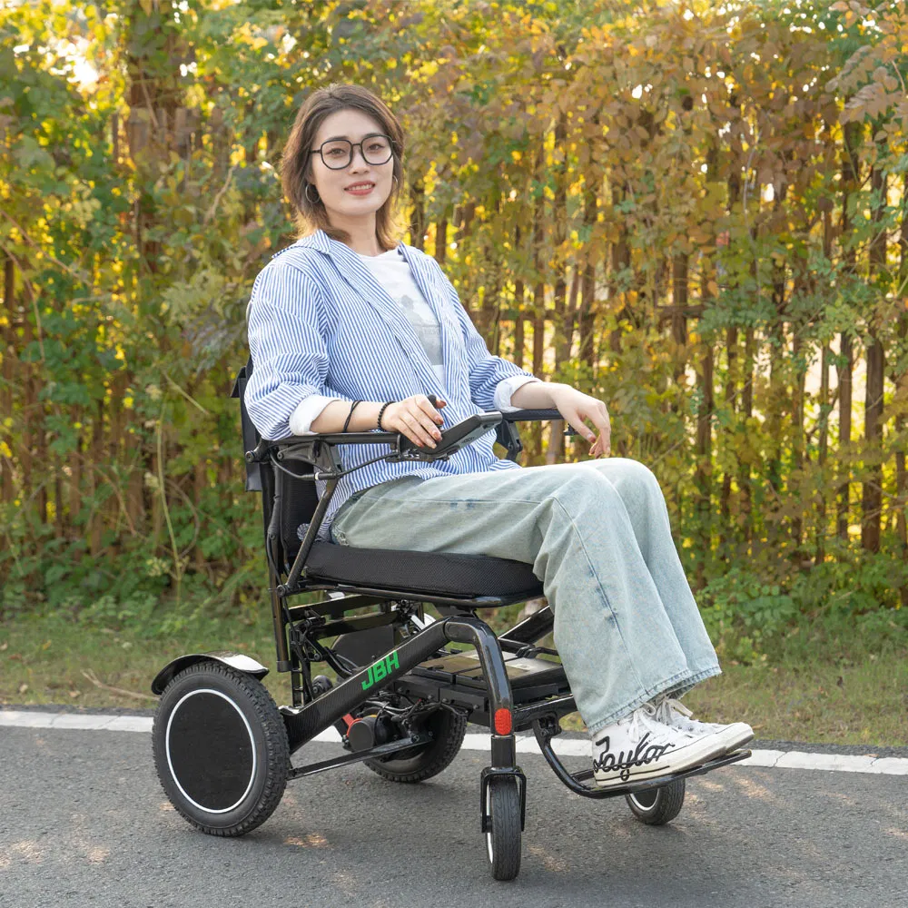 Ultra Light Weight DC07 Electric Power Wheelchair Foldable Lightweight Electric Wheelchair for Portable