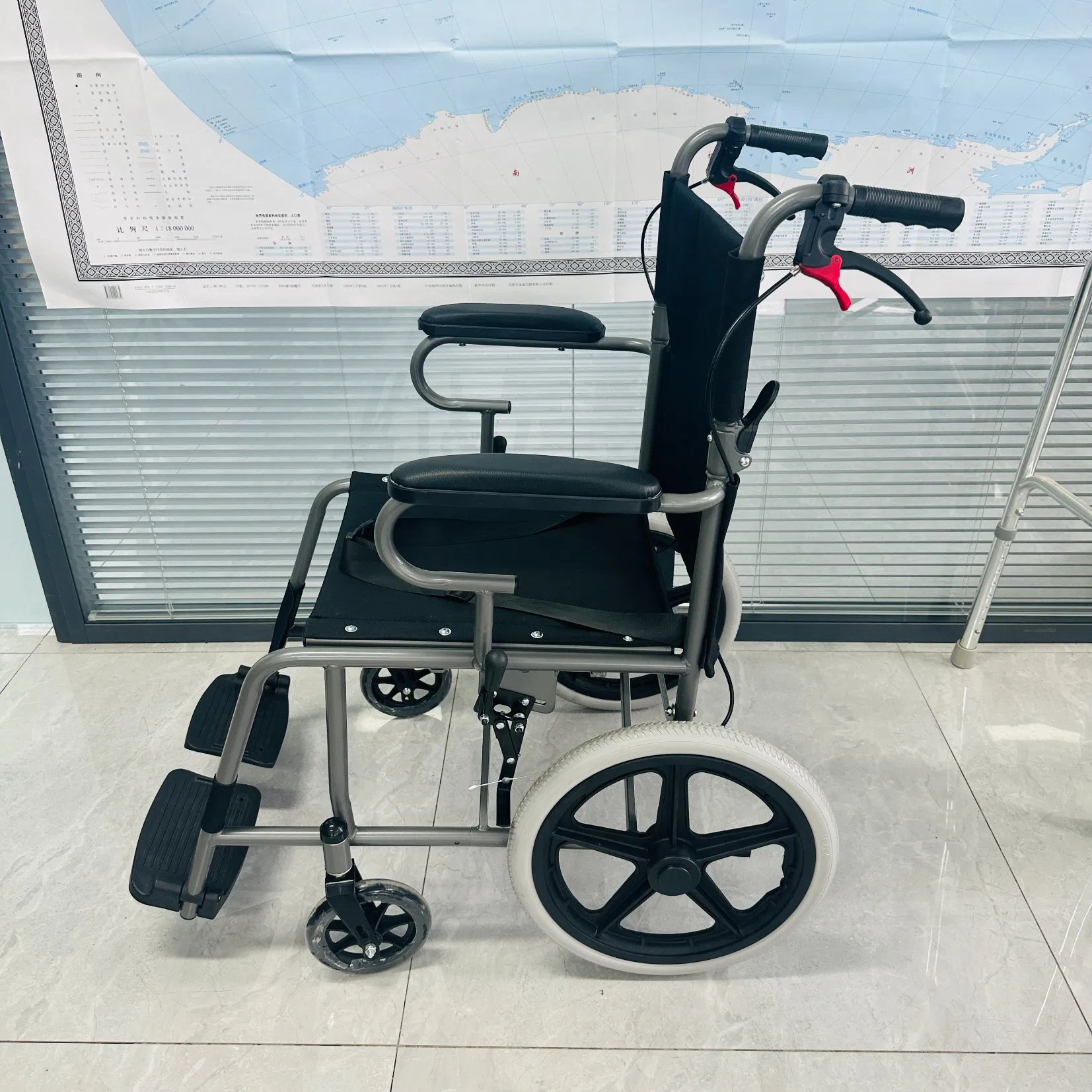 Top Factory Direct Supply Wheel Chair Transport Transfer Transit Manual Wheelchair for Disability People Good Price