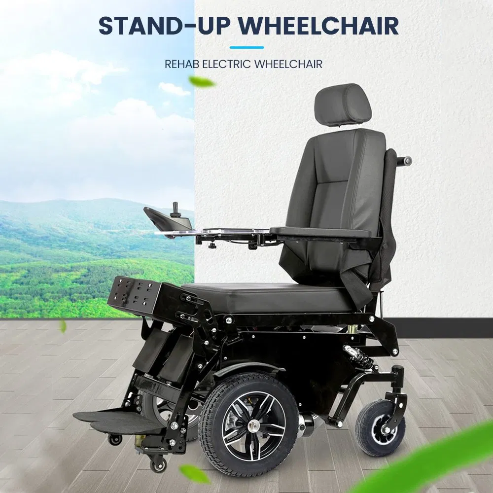 Ksm-311 Standing Electric Wheelchair Heavy Duty Rehabilitation Equipment Wheelchair Recline Standing Wheel Chair