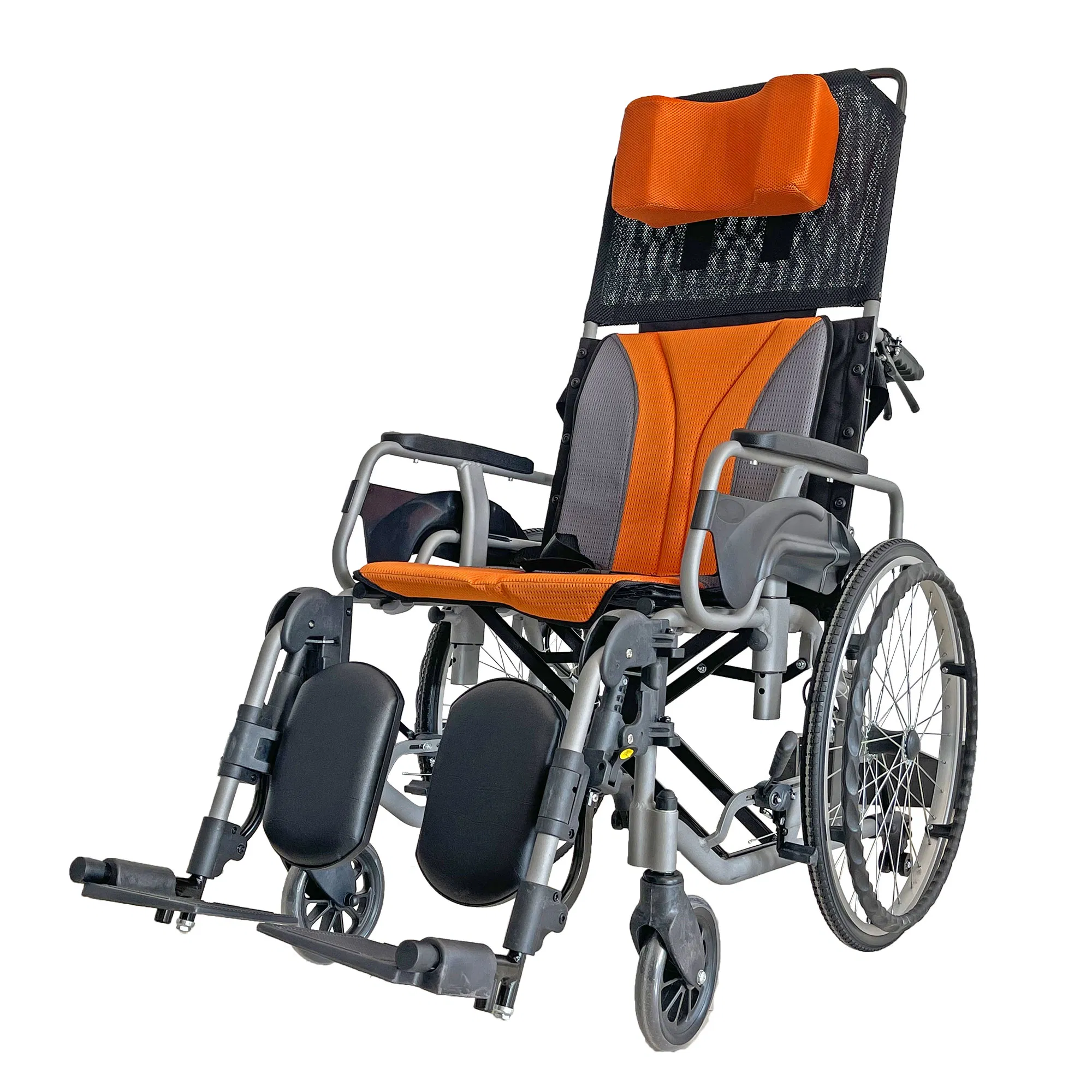 Wheelchair Wholesaler Brand New Rehabilitation Wheelchair Passive Care Reclining 180 Degree