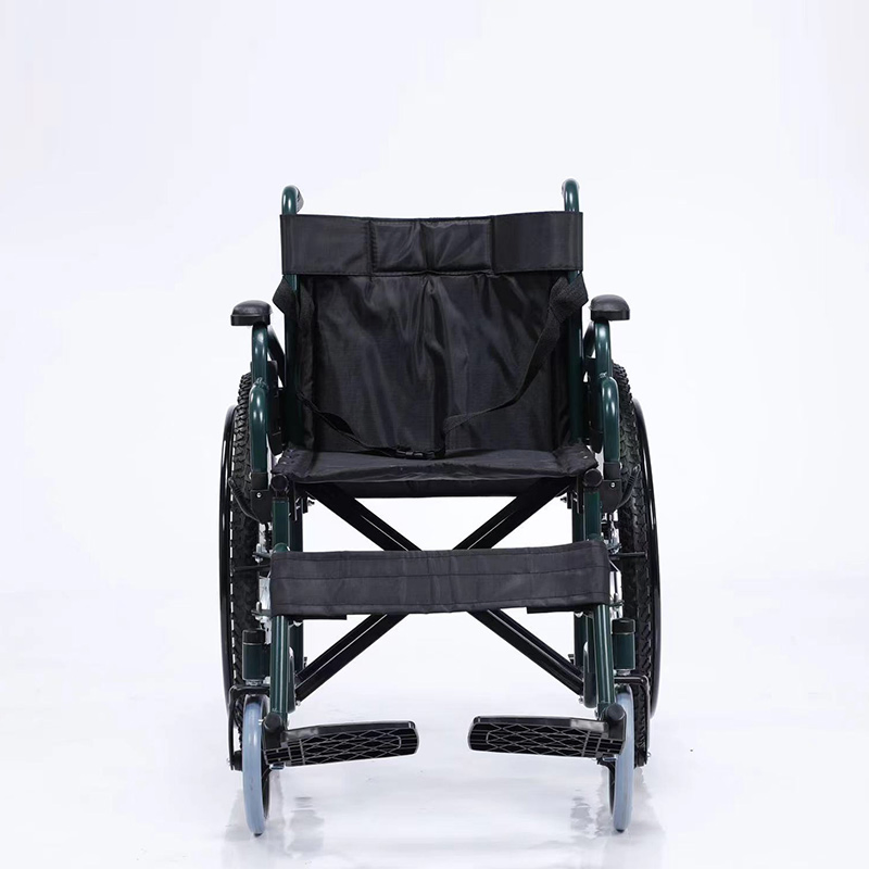 Durable and Stable Heavy-Duty Manual Wheelchair for Users with Strong Bodies Worry-Free Carrying