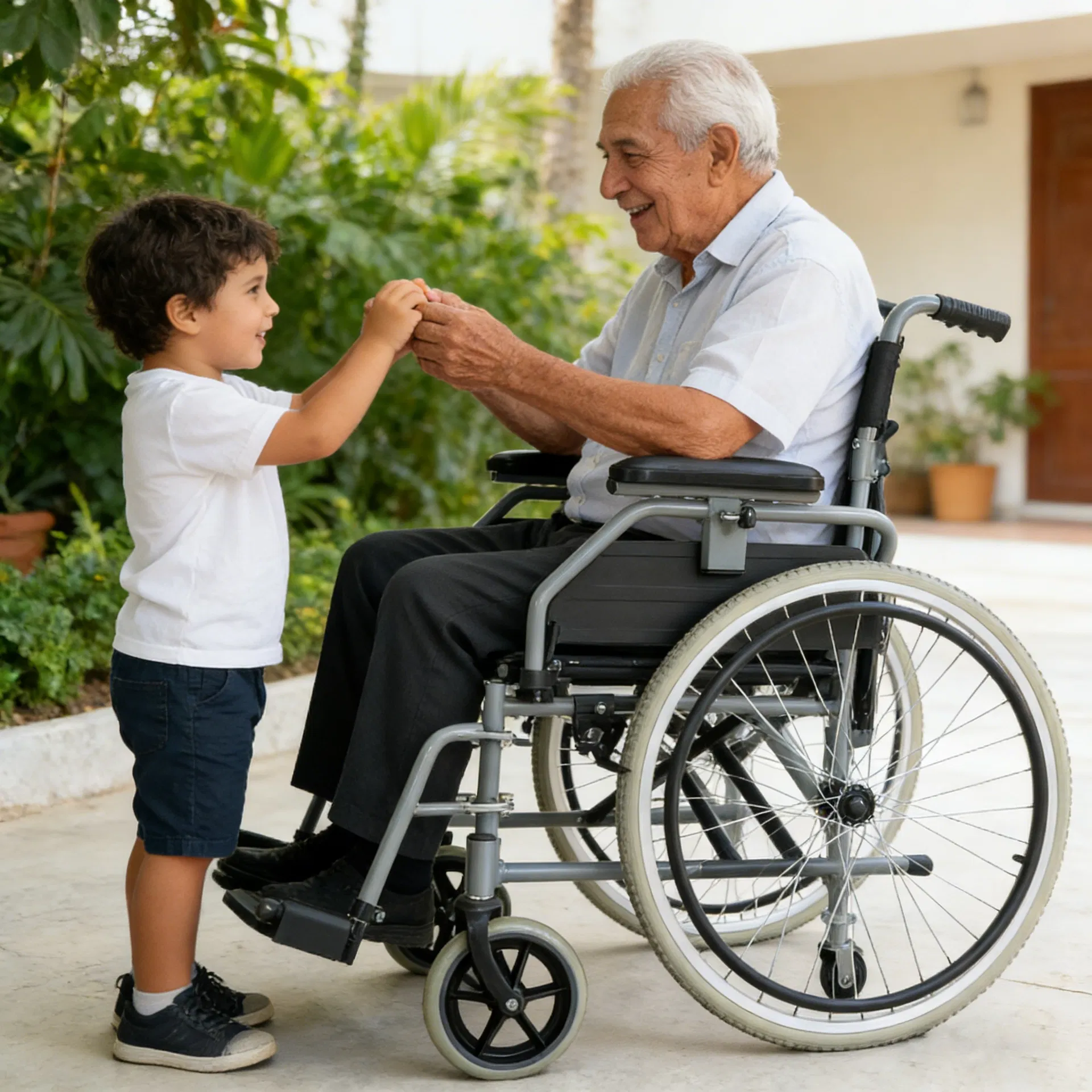 Manual All Terrain Wheelchair Outdoor Mobility