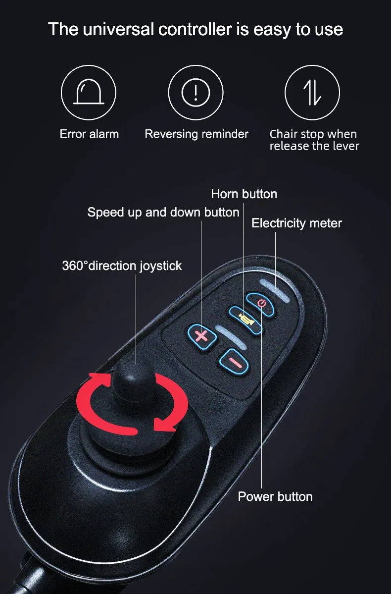 Electric Wheelchair Detail 7