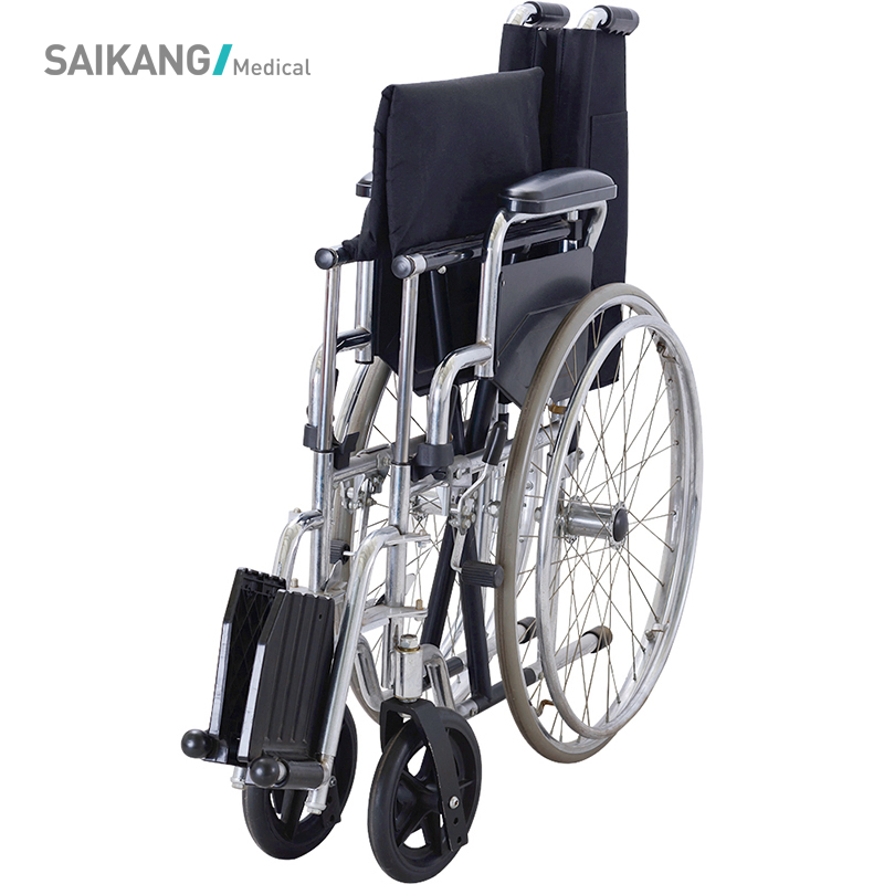 Ske030 Lightweight Motorized Multifunction Adjustable Foldable Paralysis Disabled Manual Wheelchair