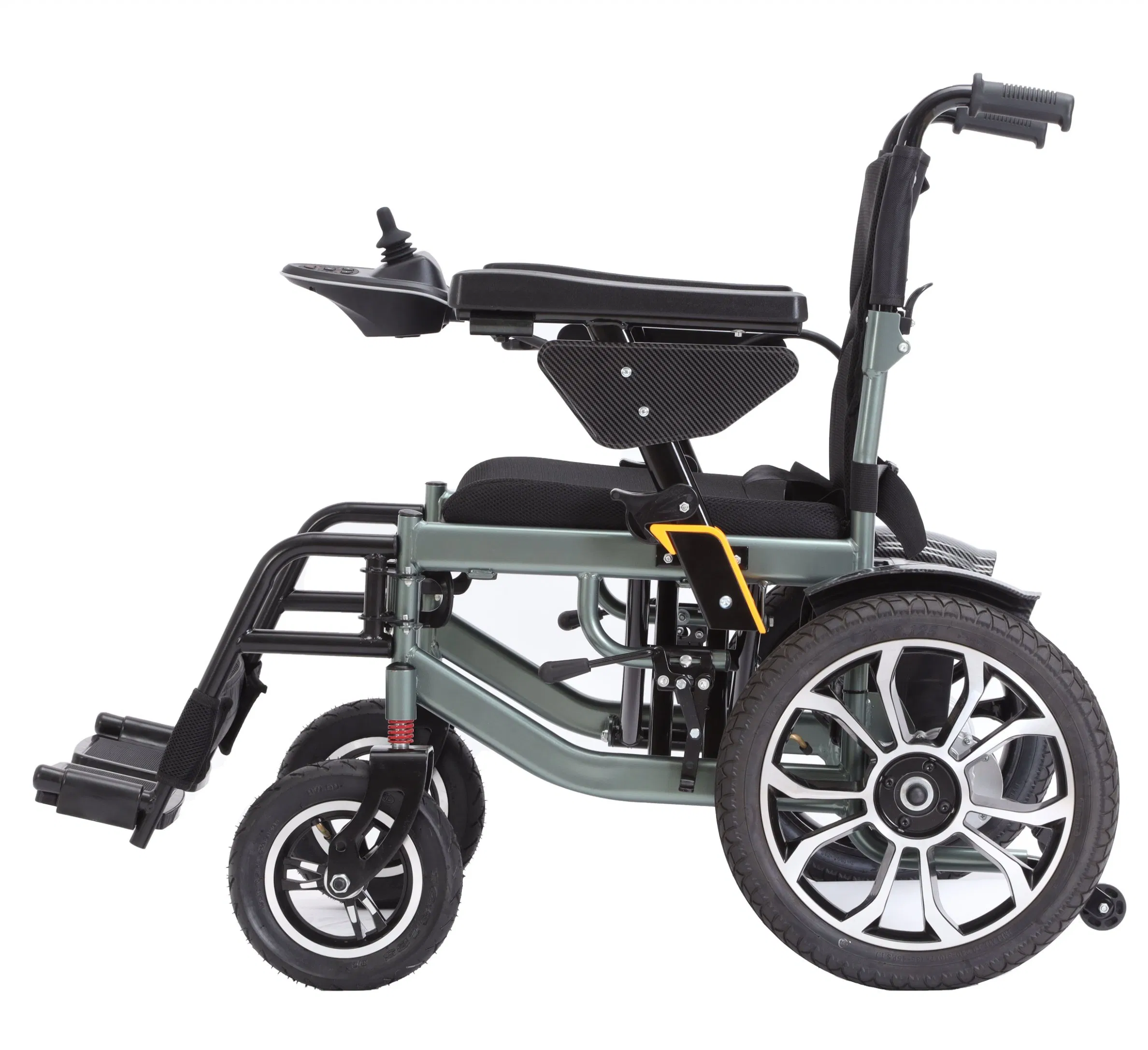 Wide Powerchair Best Indoor Walking Aids Mobility Power Folding Wheelchair for Elderly