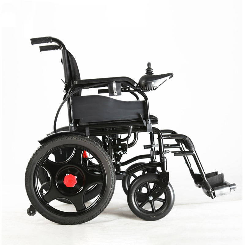 Painted Steel Frame Power Heavy Duty Electric Wheelchair with Manual Brake