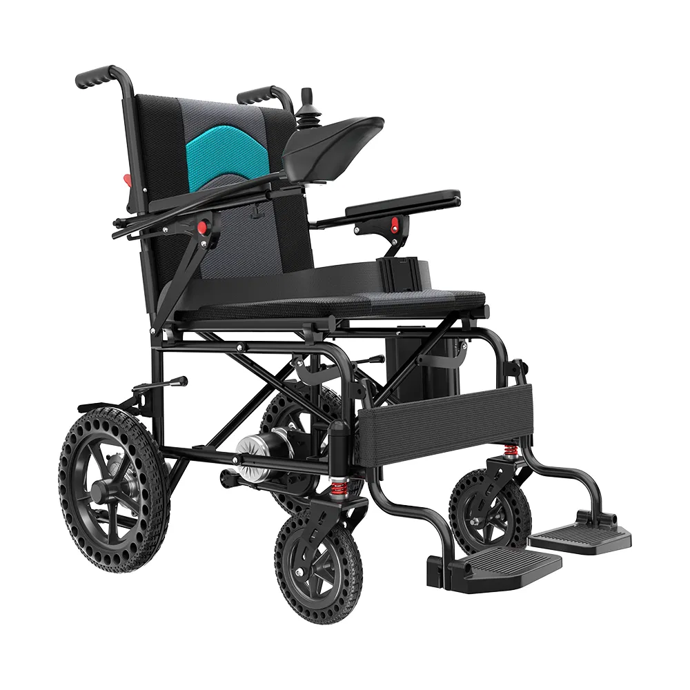 Aluminum Alloy Foldable Wheelchair for Rehabilitation Centers