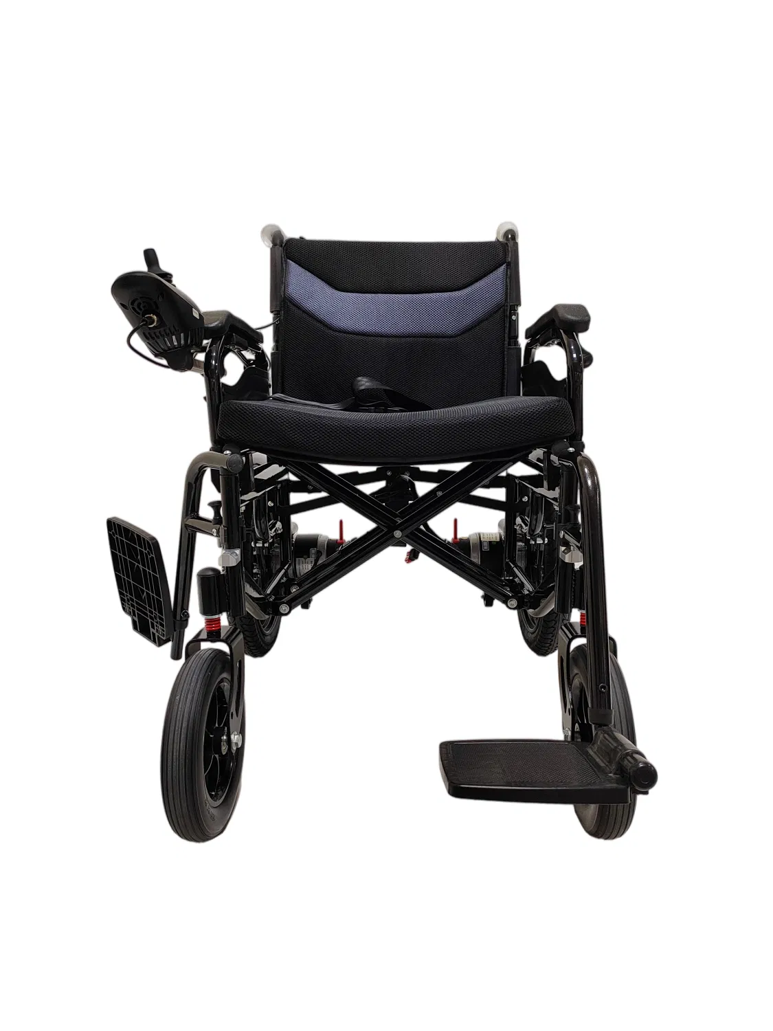 Durable Steel Manual Wheelchair with Foldable Backrest for Easy Transport