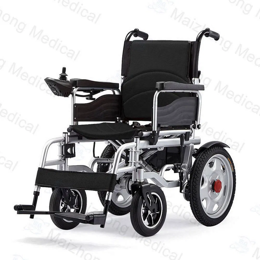 Stable Wc-E01 Folding Electric Chinese Wheelchair for Hospital Ward Transport
