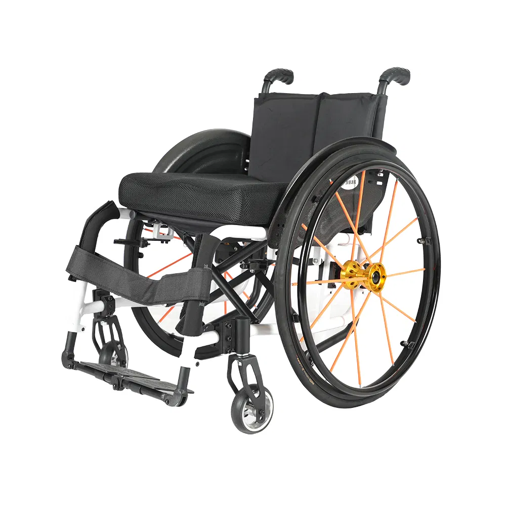 Lightweight Foldable Handicapped Sport Wheelchair with Ce FDA