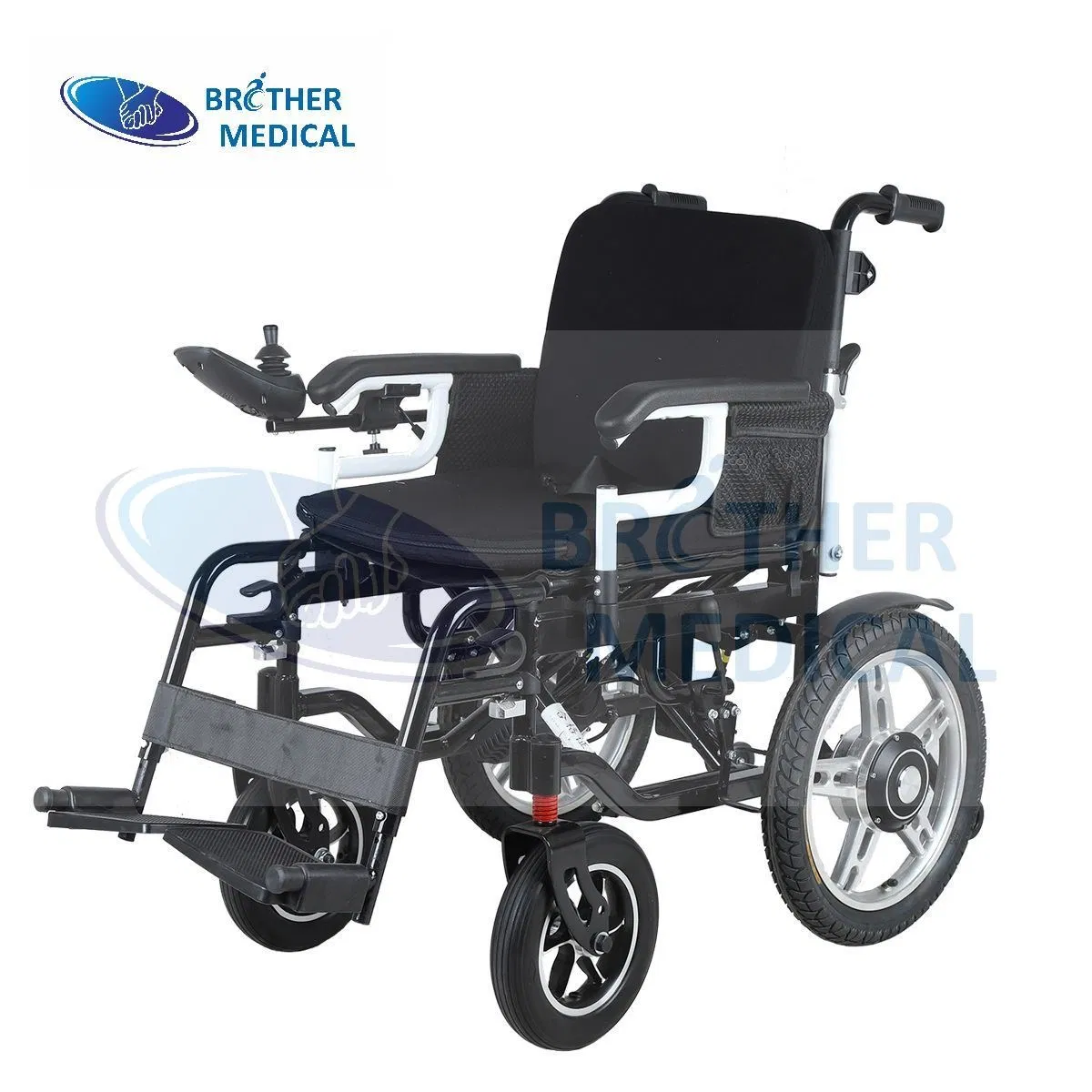 New Design Electric Lightweight Silla De Ruedas Manual Control Wheelchair with Battery