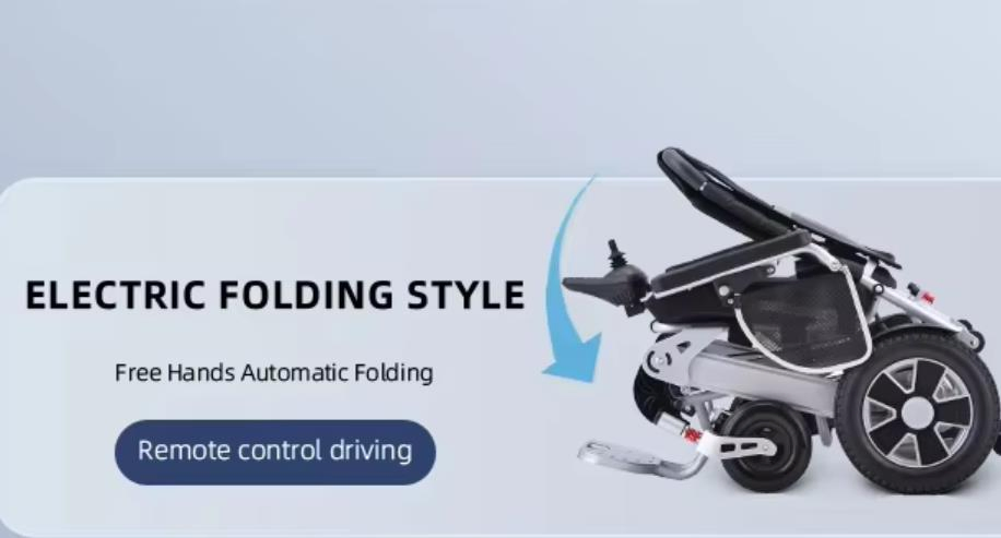 Electric Power Wheelchair with Powerful Motor Portable Travel-Friendly Silla De Ruedas