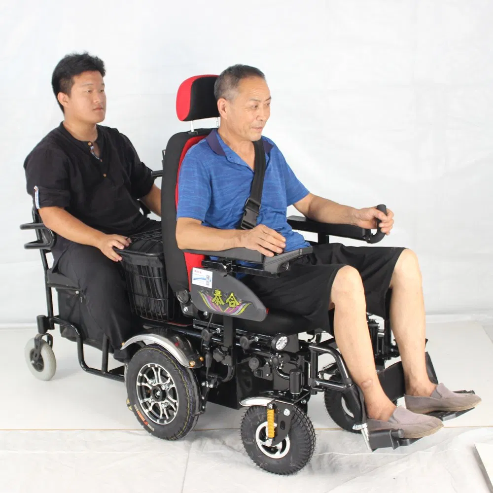 Fauteuil Roulant China Manufacturer Adjustable Height Electric Motor Powered Standing Wheelchairs for Old People and Handicapped