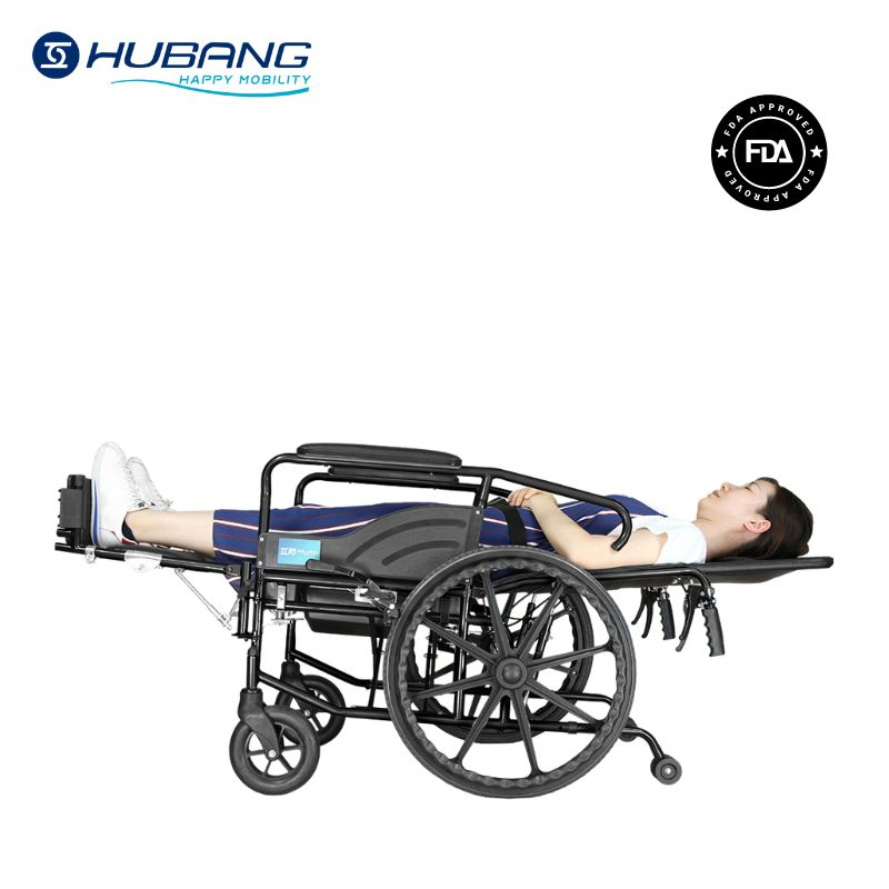 Physical Therapy Medical Equipment Healthcare Heavy Duty Durable Strong Manual Reclining Rehabilitation Wheelchair