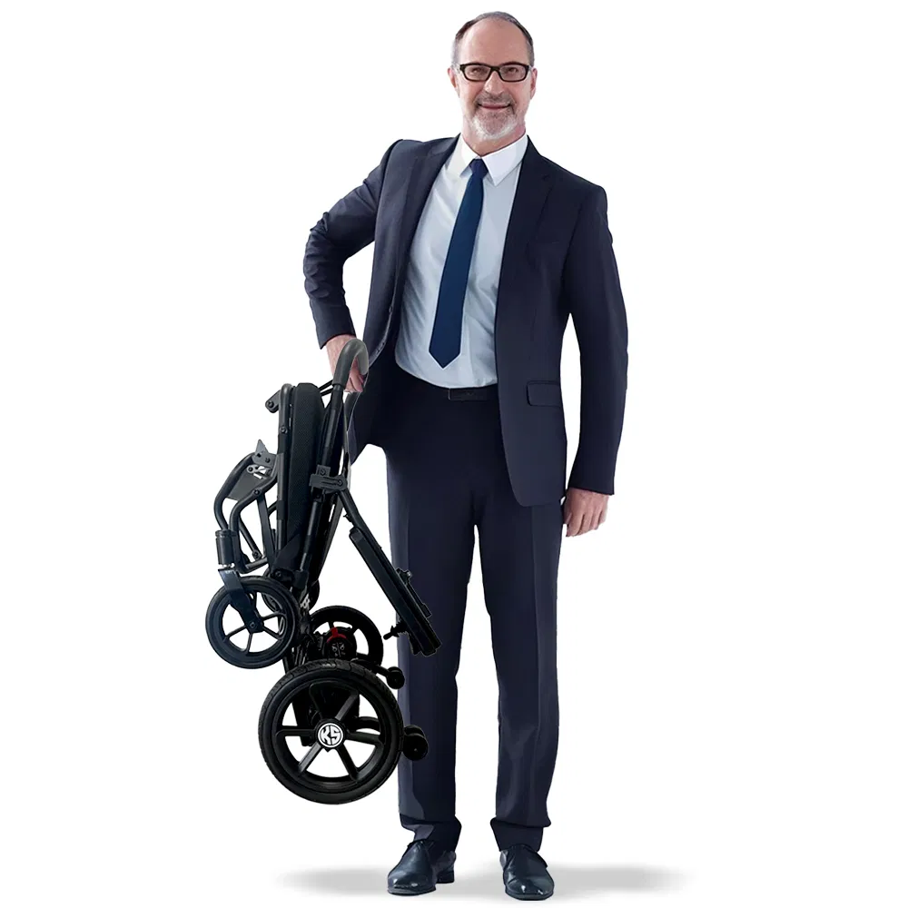 Ksm-605PRO Bariatric Power Automatic Electric Wheelchair with Comfortable Cushion Remote Control Electric Wheelchair for Senior