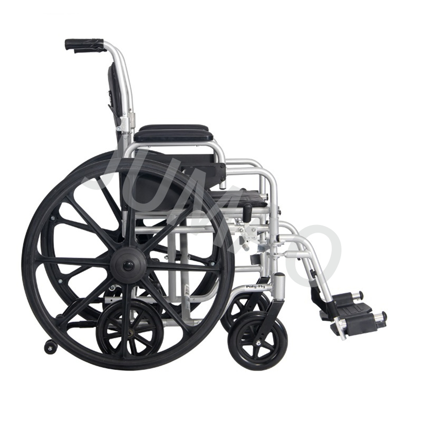 Bariatric Manual Wheelchair: All in One Wheelchair with Swing-Away Footrest