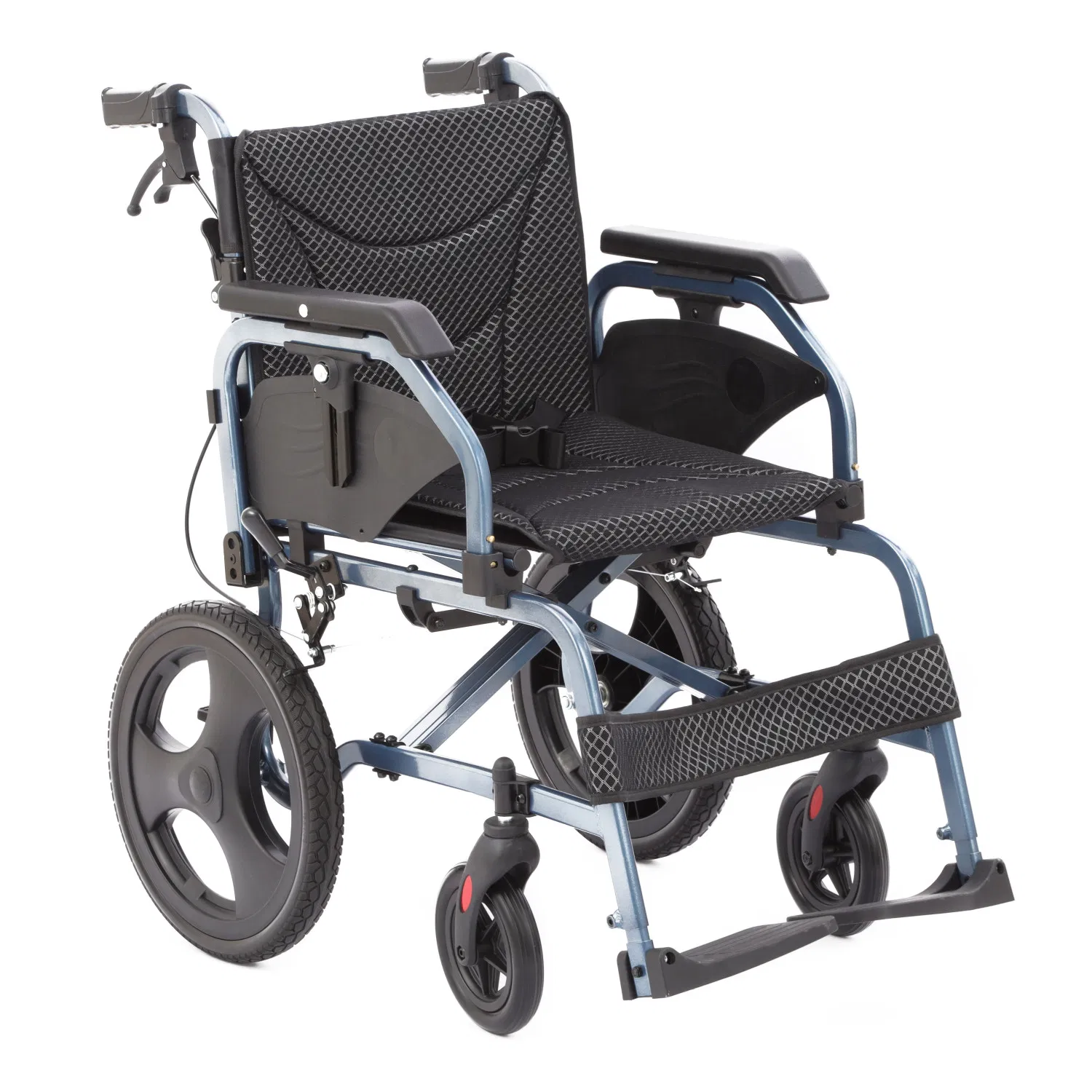 Rehabilitation Equipment Medical Supplies Aluminium Wheelchair Foldable Lightweight Manual Light Wheel Chair