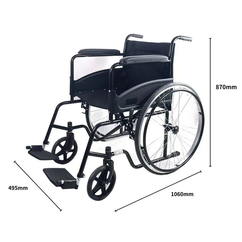Wholesales Outdoor Aluminium Sports Light Manual Wheelchair for Leisure Hospital Furniture