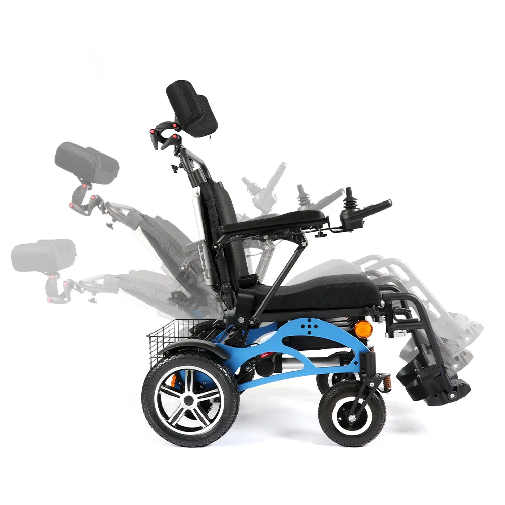 Motorized Wheelchair Tilting in Space Chair with Wheels