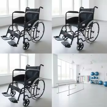 Can Hold 500PCS Aid Standing Silla De Ruedas Lightweight Wheelchair