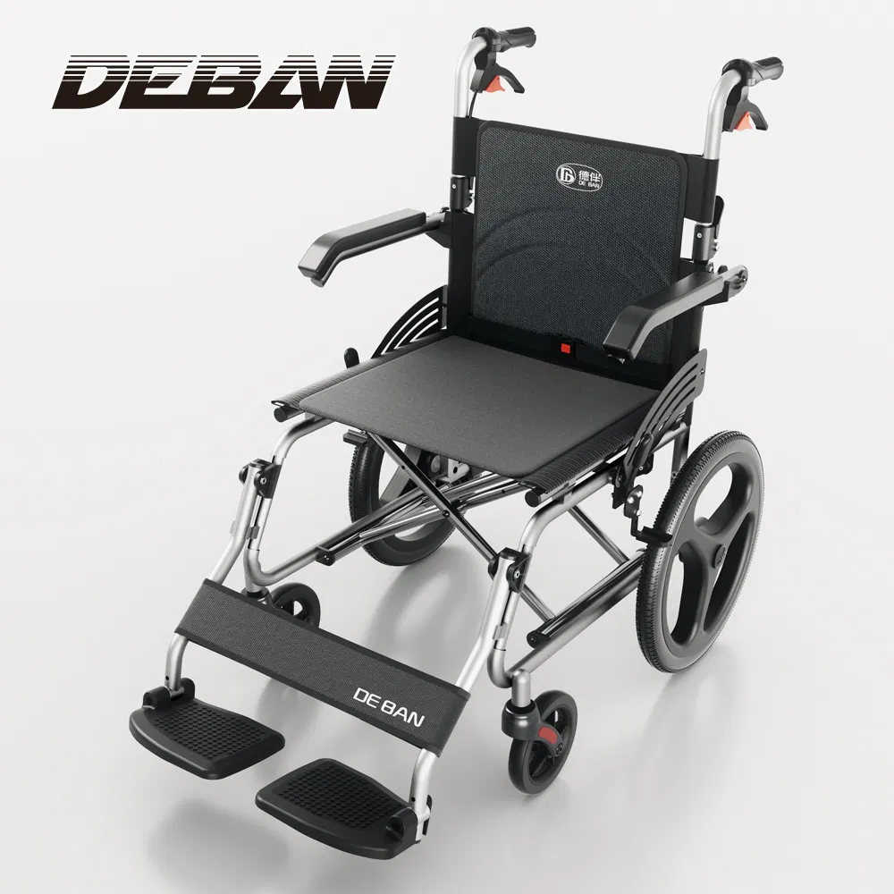 New Stylish Design Aluminium Manual Wheelchair Lightweight Good on All Terrain