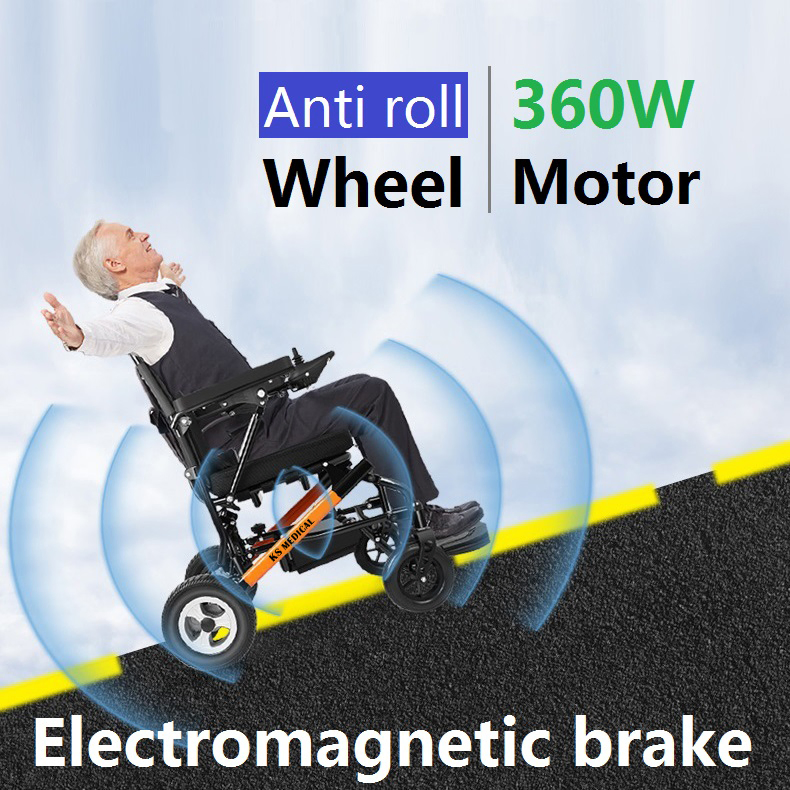 Ksm-602 Best Lightweight Electric Power Foldable 12 Inch Wheelchair Tyre Small Indoor Wheel Chairs Mdr 510K Ukca All Certificates