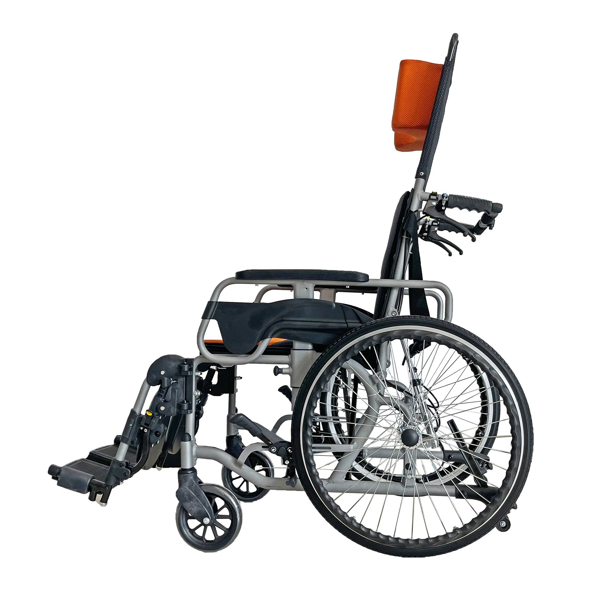 Wheelchair Wholesaler Brand New Rehabilitation Wheelchair Passive Care Reclining 180 Degree
