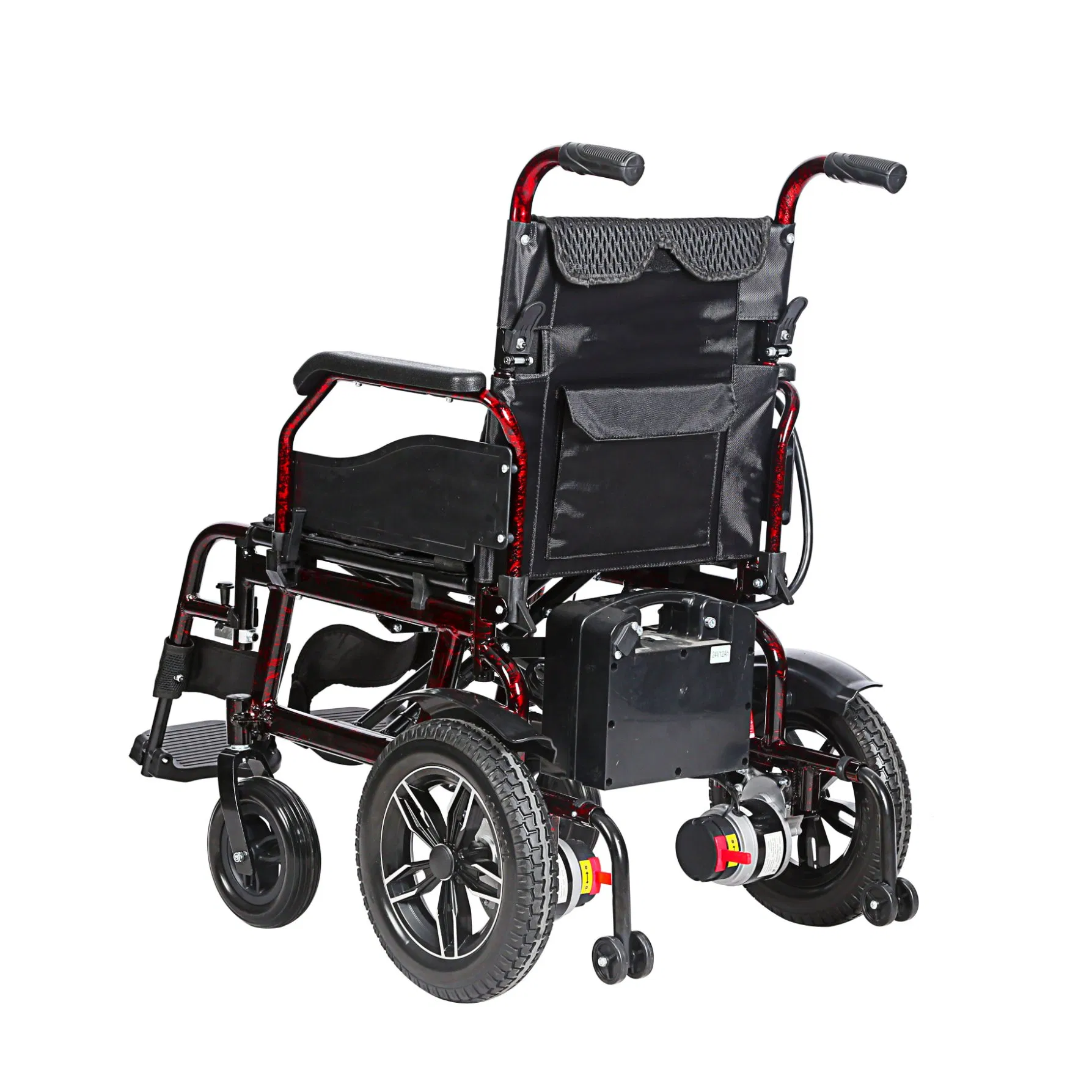 Guangzhou Topmedi Rehabilitation Handicapped Portable Fold Medical Bariatric Power Chair Heavy Duty Electric Wheelchair Fo The Disabled Medical Silla De Ruedas