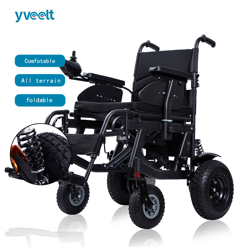 Outdoor Indoor Adult Comfort Travel Electric Wheelchair Power Wheel Chair for Disabled People