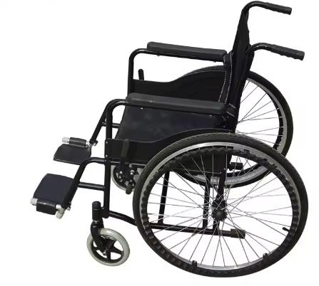 Hot Sales Extra Wide Manual Steel Wheelchair Bariatric Fat Person Disabled