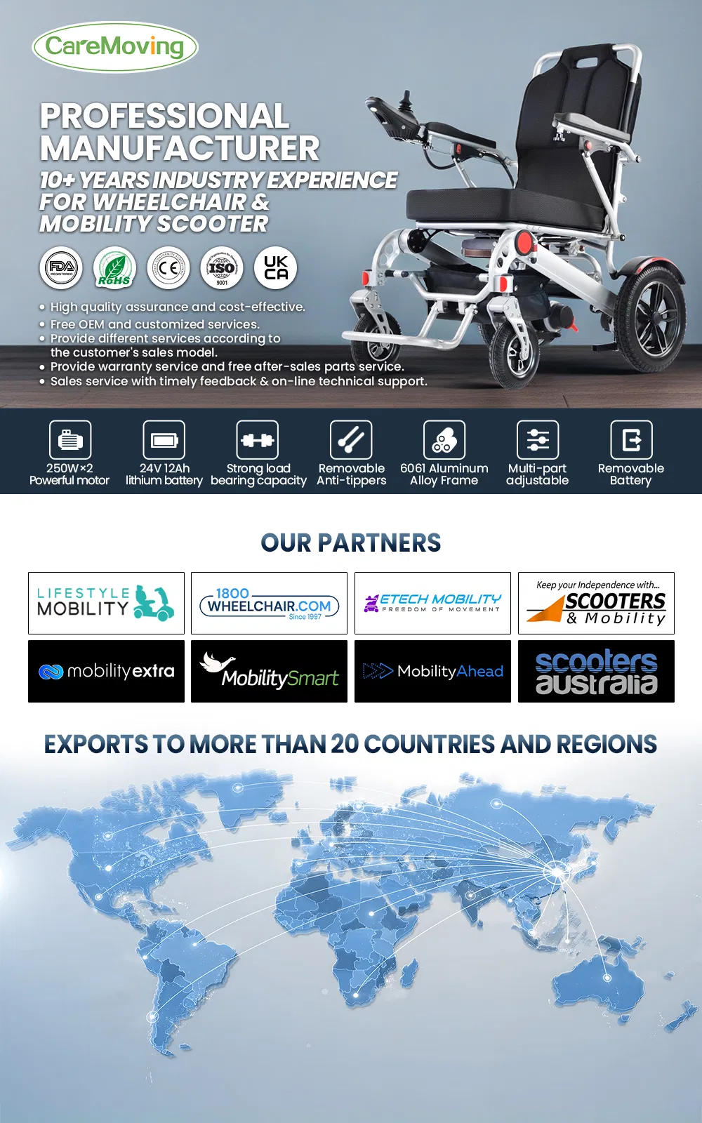 Electric Wheelchair Main View