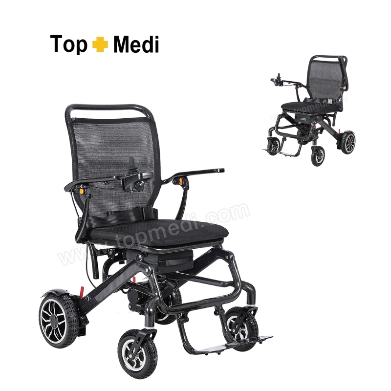 Luxury Carbon Fiber Power Wheelchair – Indoor/Outdoor, Lightweight &amp; Space-Saving