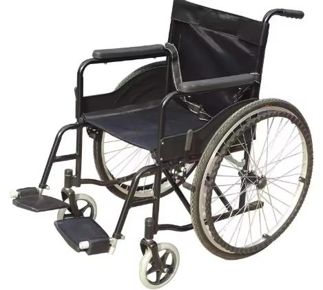 Hot Sales Extra Wide Manual Steel Wheelchair Bariatric Fat Person Disabled