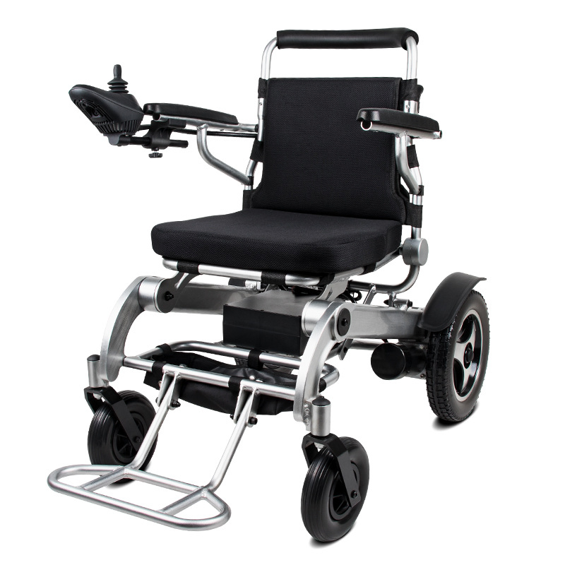 Elegant &amp; Foldable Aluminum Alloy Electric Wheelchair with Small Folding Space
