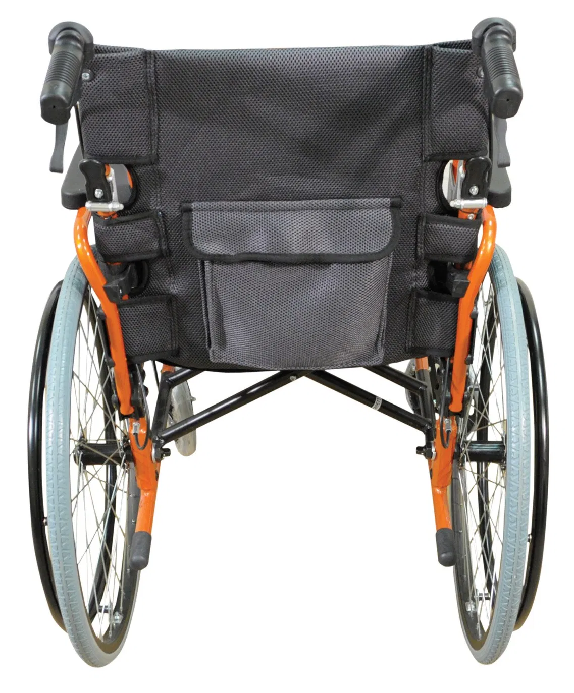 Customizable Affordable Manual Wheelchair with 24-Inch All-Terrain Wheels