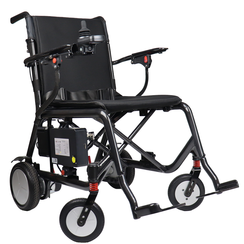 CE Approved Disabled Folding Power Carbon Fiber Electric Wheelchair Germany