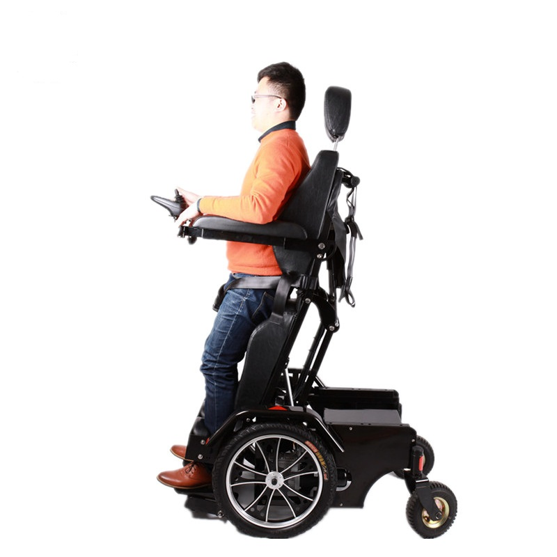 Handicapped Standing up Sedia a Rotelle Elettrica Adjustable Height Power Electric Wheelchair