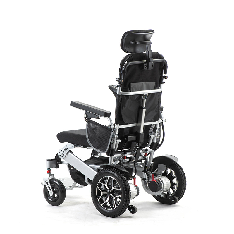Folding Portable 500W Motor Reclining Electric Power Wheelchair for Adults