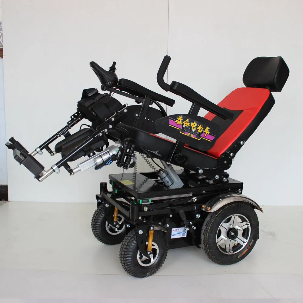 Disabled Medical Equipment Reclining Lifting Standing up Automatic Electric Wheelchair