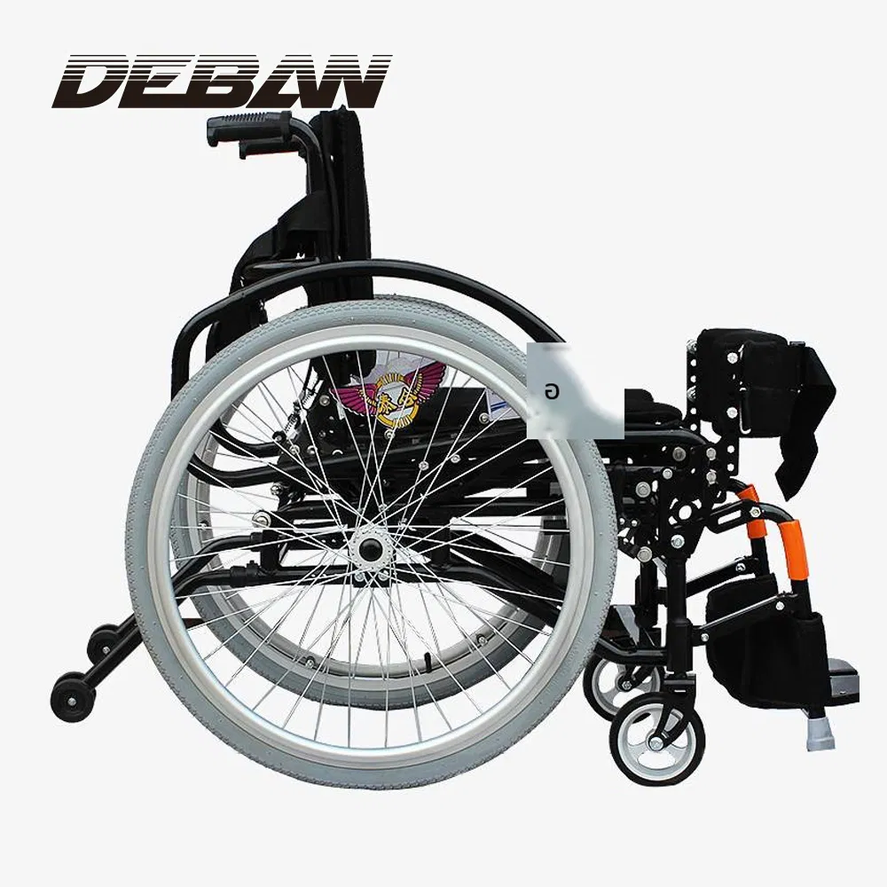 Best Selling Steel All Terrain Wheelchair Hospital Manual Folding Wheelchair for Old People